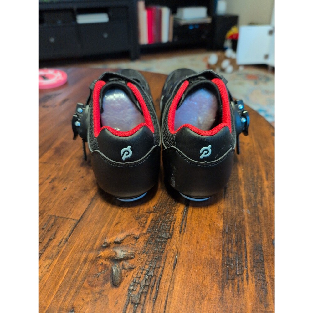 EUC Peloton cycling bike shoes with look delta cleats EU 40 US women's 9 - Picture 4 of 6